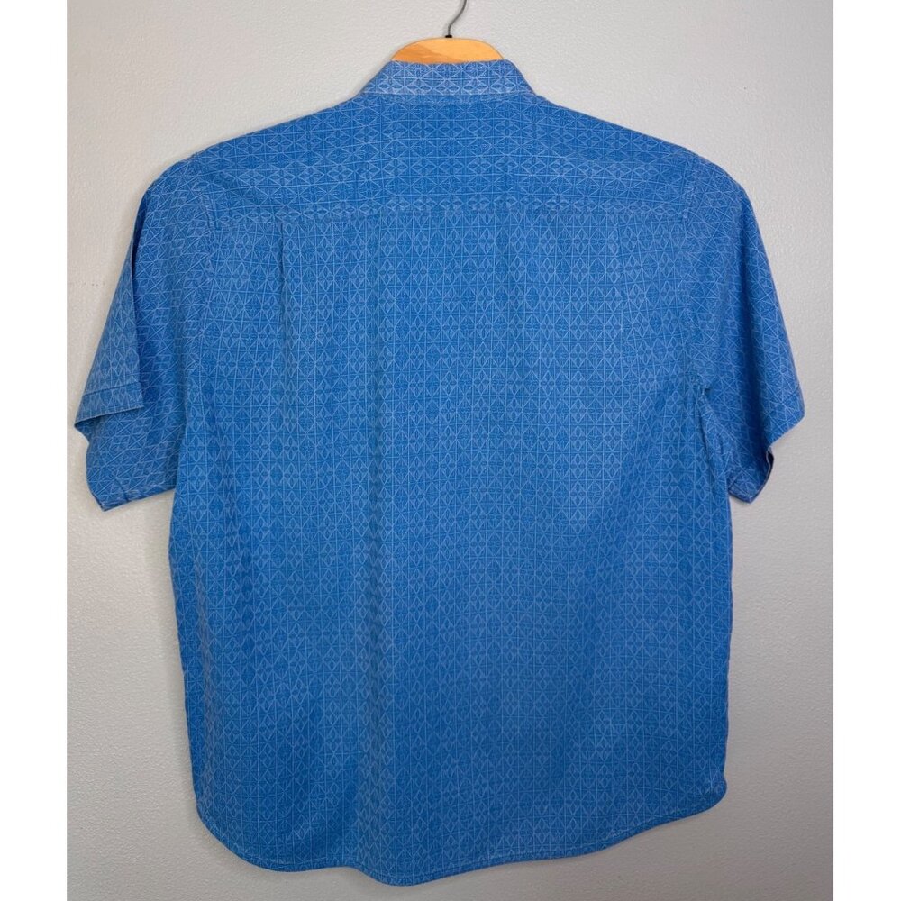 Tommy Bahama 100% Silk Blue Shirt Button Up SZ XL/TG Luxury - Picture 2 of 12